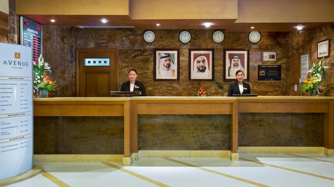 Avenue Hotel Dubaj Zewnętrze zdjęcie